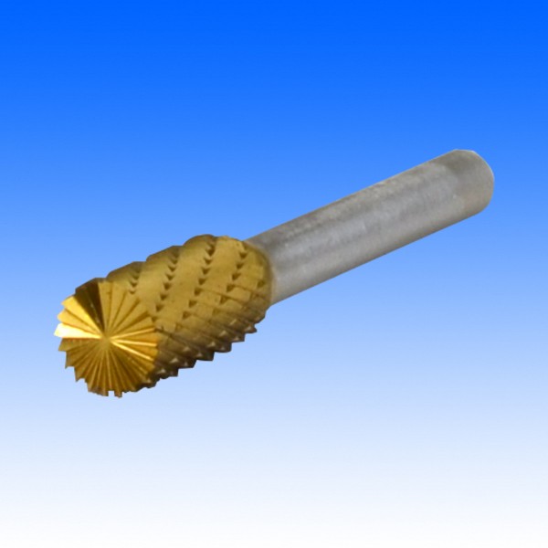 Hartmetallfräser TIN, 6 mm-Schaft, zylinderförmig