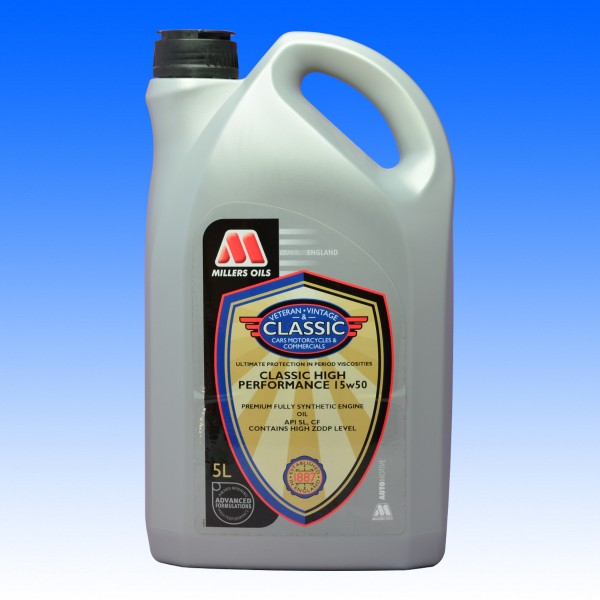 Millers Classic HP SAE 15W50, 5 Liter