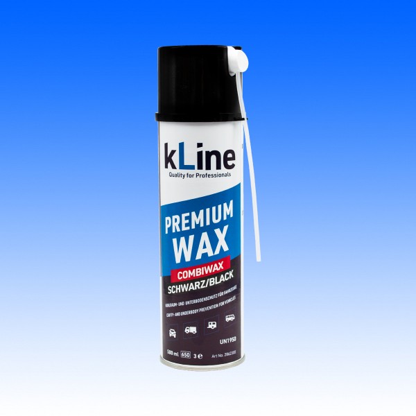 kLine Premiumwax schwarz Spraydose, 500 ml